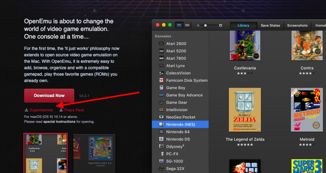 nes emulator mac gamepad support